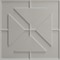 Ekena Millwork 19 5/8in. W x 19 5/8in. H Xander EnduraWall Decorative 3D Wall Panel Covers 2.67 Sq. Ft. WP20X20XAGLN - alternate 2